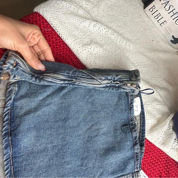 Zara Denim Corset Top - Picture 9 of 11